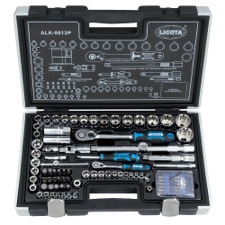 LICOTA ALK0013P SOCKET &amp; BITS SET 1/4" &amp; 1/2" DR 95 PCS SPLINE