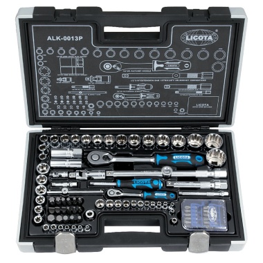 LICOTA ALK0013P SOCKET & BITS SET 1/4" & 1/2" DR 95 PCS SPLINE