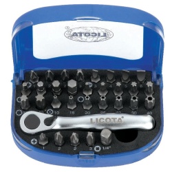 LICOTA ABD70002 RATCHET BITS BOX 32PCS 25MM