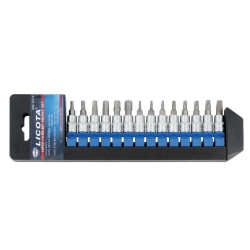 LICOTA ABS12119 SOCKET BIT SET 14PCS 1/4" DR