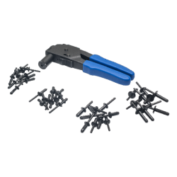LICOTA ART-0006 PLASTIC RIVET SET C/W 40PCS RIVETS