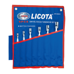LICOTA AWT-SWSK01 6PCS SWIVEL SOCKET WRENCH SET